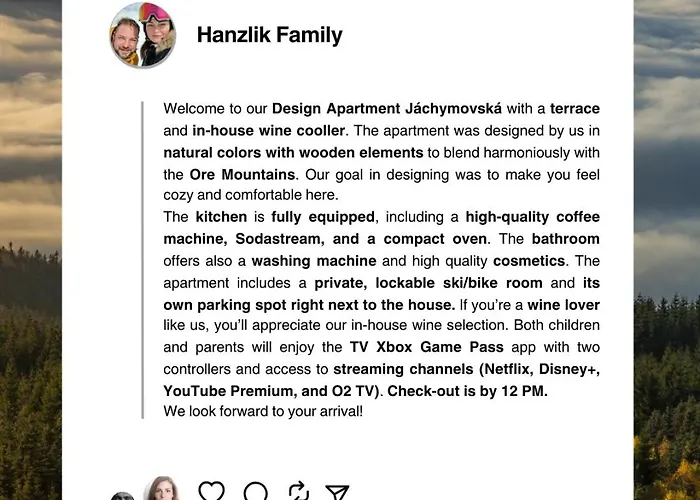 Apartamento Design Jáchymovská - Rezidence K Lanovce Jáchymov